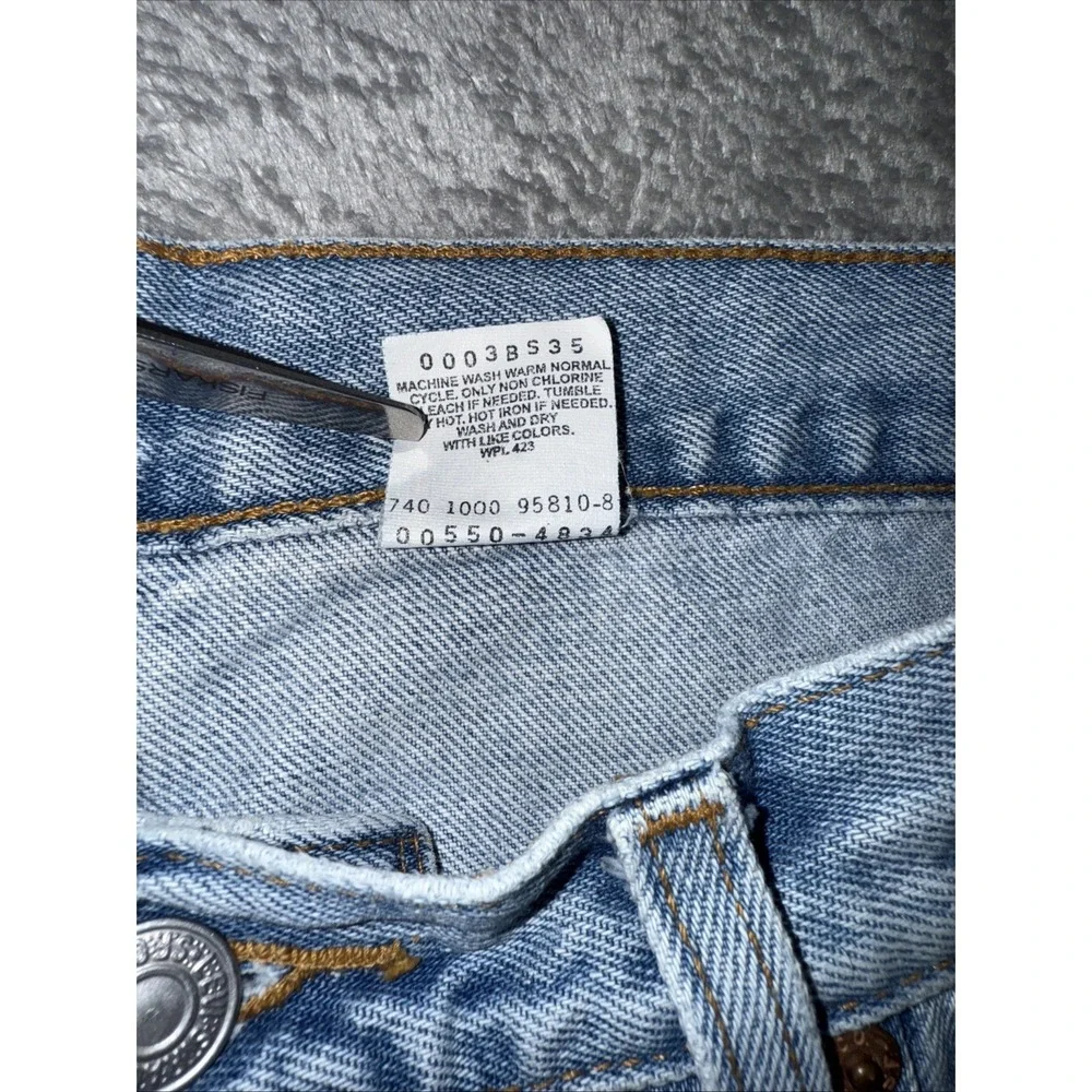 Vintage Levi's 550 Jeans Mens 34x32 Relaxed Fit Tapered Leg Blue Denim‎ 2000 Y2K